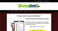 Desktop Screenshot of ginsenggeek.org