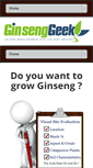 Mobile Screenshot of ginsenggeek.org